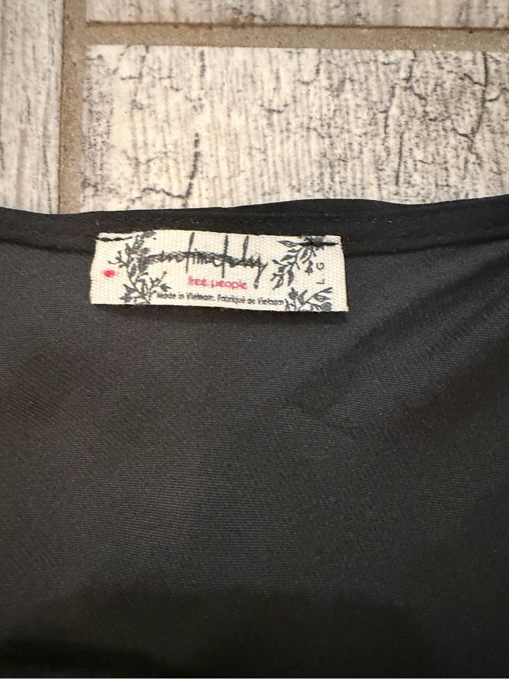Free People Day to Night Black Slip Dress - Picture 6 of 7